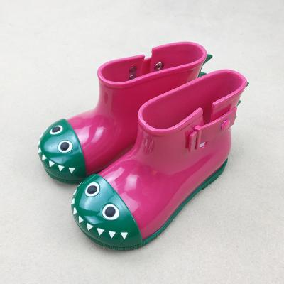 China New Anti-slippery Toddler Kids Children Rain Boots Boys Girls Crocodile Waterproof Shoes Non-slip Rubber Boots for sale