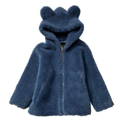 China Anti-wrinkle Autumn Winter Clothing Fashion Children Casual Outwear Children's Lambswool Coat Baby Trend Girl Cartoon Solid Color Thick Warm Coats for sale