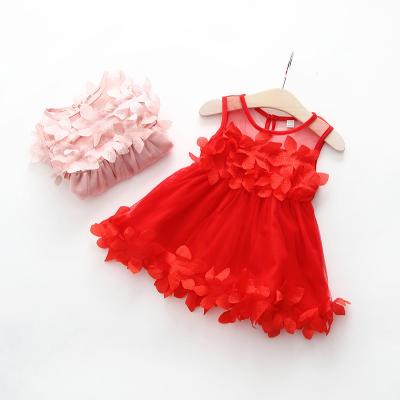 China Wholesale Fashion Cute Dress Girls Anti-wrinkle Toddler Girls Dress Summer Girls Flowy Outdoor Comfortable Casual Princess Dress for sale