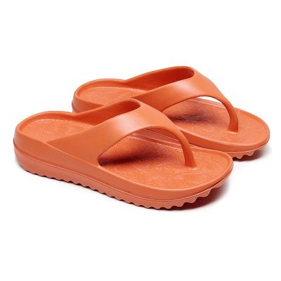 China EVA Flip Flops Beach Soft Bottom Shoes Couples Slippers New Lightweight Women Shape Outdoor Non-slip Thick Bottom Bottem Shoes for sale