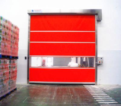 China Automáticos rápidos ruedan para arriba la puerta, puerta de alta velocidad industrial para Warehouse en venta