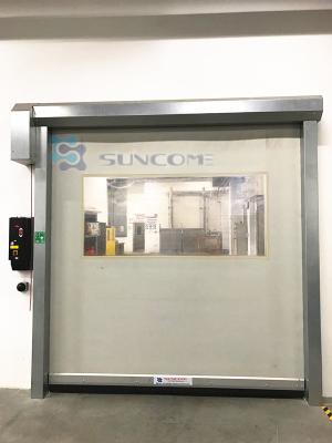 China Stainless Steel Vertical Lift Roll Up Door with 5.5kw Main Motor and CW/CCW Rotate Direction Te koop