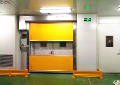 Κίνα Operating 1.2mm Yellow Speed Door Roll Up Door Industrial Doors προς πώληση