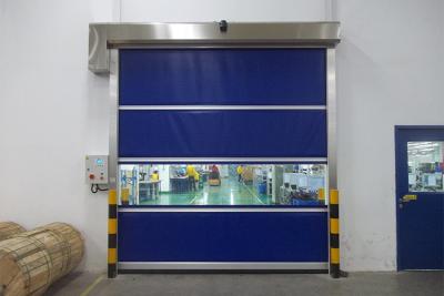 Cina Sportelli del garage galvanizzati sportello ad alta velocità della struttura d'acciaio del PVC di industriale in vendita