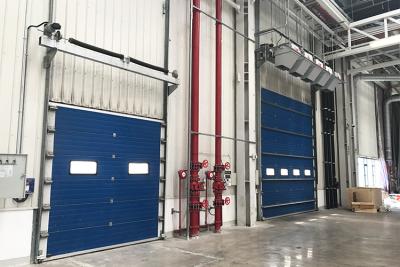 China Industrial Insulated Sectional Garage Doors 4500mm x 4500mm Polyurethane Foam for sale