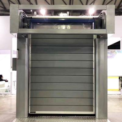 China Puerta automática en áreas de la carga de viento, puerta industrial del rodillo de la inteligencia del rodillo en venta