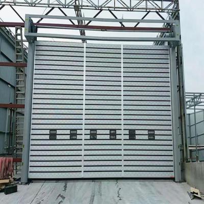 China High Speed Warehouse Automatic Roller Door Shutter Doors With Wind Resistant for sale