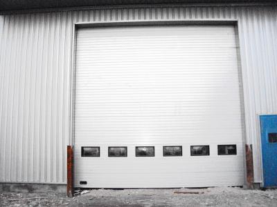 China 2 Class Air Permeability Industrial Speed Sectional Doors zu verkaufen