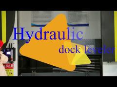 Grey Safe Durable Hydraulic Manual Dock Leveler AC 380V Power Supply