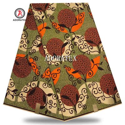 China Antistatic Wholesale Adoratex Guaranteed African Printed 100% Real Wax Cotton Fabric for sale