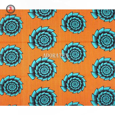 China Wholesale Good Block Printed African Indian Cotton Fabric Anti-Static Sale for sale