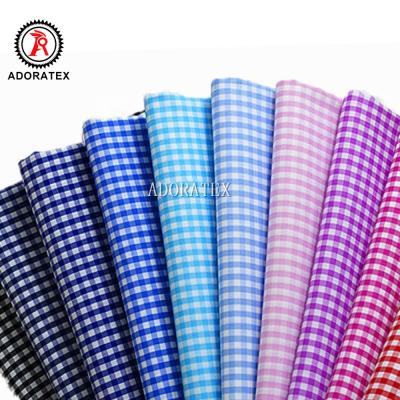 China China Shrink-Resistant Garment Fitting Material Yarn Dyed Check Fabric For Women Dresses for sale