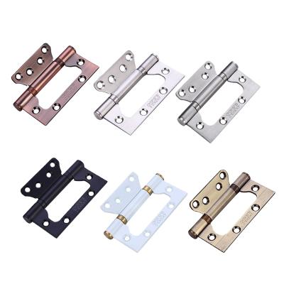 China Industrial Butt Hinges Stainless Steel 4-5 Inch Butterfly Door Hinges Industrial Cheap Price Satin Color for sale