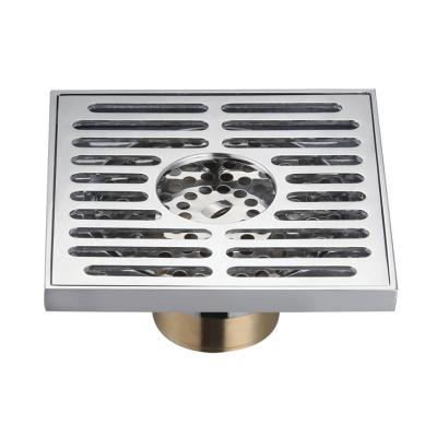 China Factory OEM&ODM SUS304 Stainless Steel Square Shower Stainless Steel Floor Drain Cover Modern Bathroom Strainer Floor Drain for sale