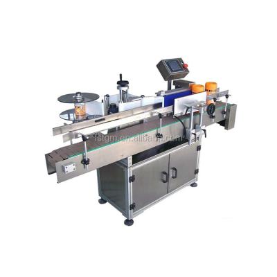 China Food TANG Automatic Labeling Stickers Labeling Machine For Glass Bottle Round Plastic Cans For Round Bottle Labeling Machine for sale