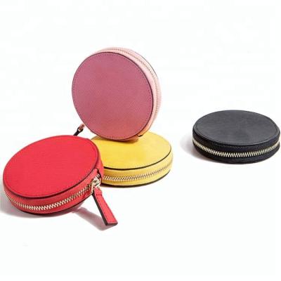 China Cute Round Mini Coin Purse 15057 Amazon Newcomer Girls PU Leather Coin Purse for sale