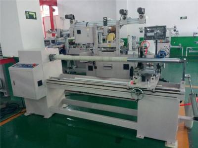 China Semi Automatic BOPP Tape Cutting Machine , Film Jumbo Roll Cutting machine for sale