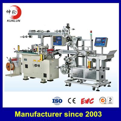 China Auto Screen Protector Paper Roll Die Cutting Machine With Auto Labeling Machine for sale