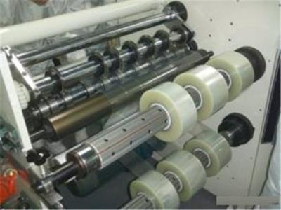 China Foam Custom Packing Tape Slitting Machine / Fabric Roll Slitting Machine for sale