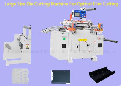 China Stabile Ausschnitt-Druck-stempelschneidene Flachbettmaschine für Diffusions-Film zu verkaufen