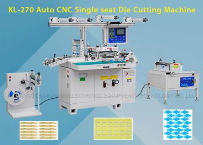 China Automatische Flachbett CNC-Dichtungs-Schneidemaschine für doppelten Seitenklebstreifen, Papier zu verkaufen