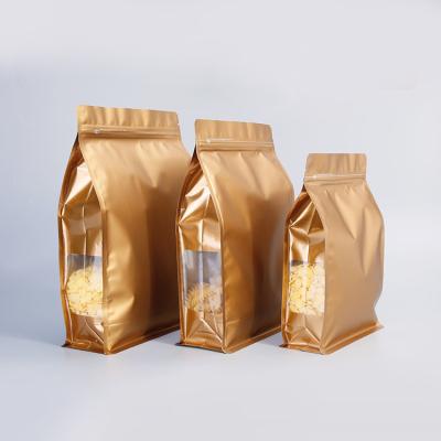 China 2023 Recycled Materials Aluminum Foil Bags For Curry Food Reusable Aluminum Foil Ziplock Bags For Seeds Or Coffee for sale