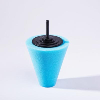 China Sponge Polishing Cone For Car Hub Sponge Hot Sale Wheel Hub Polishing Polishing Sponge Used For 3inch Electric Drill Polishing Ball for sale