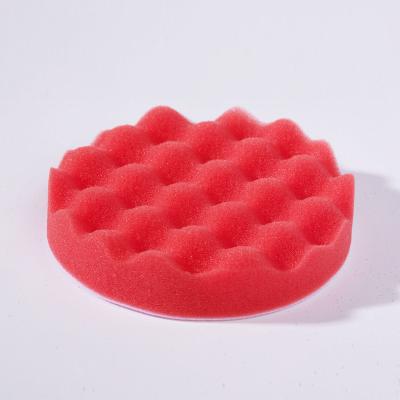 China Hot Sale 3 Inch Car Body Polish Polish Pad Polishing Waffle Polishing Pads 5pcs Sponge Waffle Flat Foam 1pc Wool Polish Pad for sale