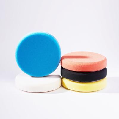 China Car Body Wholesale 5inch 6inch Car Body Polish Pad Foam Imported Sponge Polishing Pad Auto Care Polishing Round Edge 5pcs Set Polish for sale