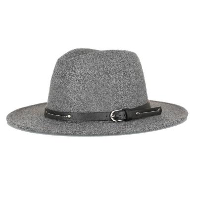 China European and American Style Fashion Trends Men's Felt Hats Formal Gentlemen's Hats for sale