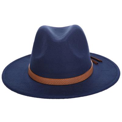 China European and American style a felt hat felt hat formal woolen thrower hat for sale