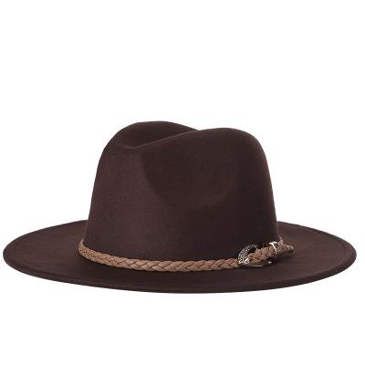 China Retro Summer British Neutral Fashion Woolen European And American Style Spring Felt Hat for sale