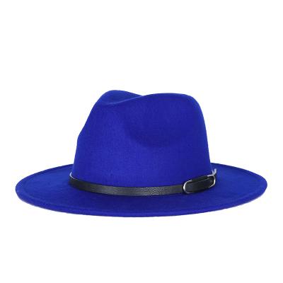 China Vintage European and American French style fashion hat woolen formal flat top hat for sale