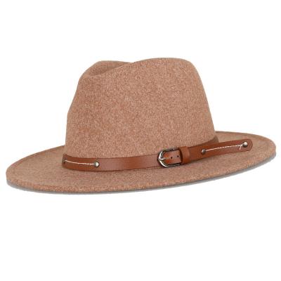 China Wholesale Men's European and American Style Wool Felt Hats Formal Hats for sale