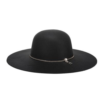 China European and American style woolen dome hat for English style jazz hat with custom zipper trim for sale