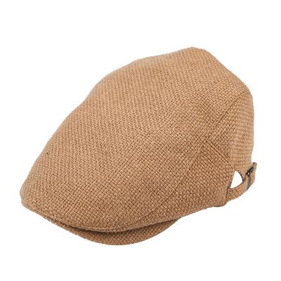 China Fashion New Cool Spring/Summer Hat For 2022 Comes With Single Empty Beret Cotton And Breathable Ivy Canvas Hat for sale