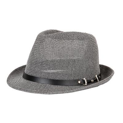 China European and American grass yarn summer style small top hat to protect against outdoor travel vacation grass yarn sun hat for sale