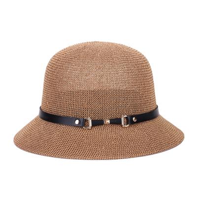 China Korean Basin Hat Japan And Korean Style Summer Grass Gauze Sunscreen Use Comfortable Basin Hat for sale