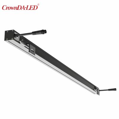 China Newest RGB 24W 36W Linear Aluminum Housing IP66 Wall Seal 2021 Hotel Outdoor Length 1m Led Lighting Recessed Led Seal Wall Light for sale