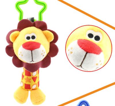 China Eco-Friendly Baby Toys Plush Doll Toddler Mobiles Education Toy Baby Doll Bed Stroller Baby Rattle Bell for sale