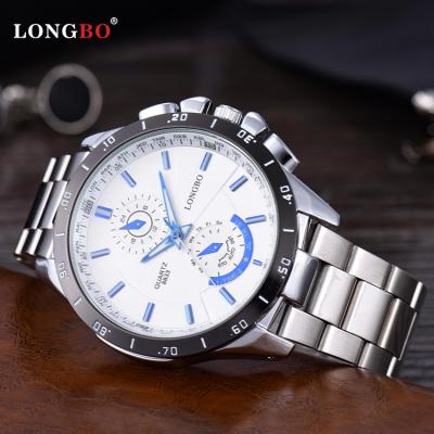 China LONGBO 8834 Water Resistant Sports Fashion Men's Minimalist Quartz Watches Men's Waterproof Wrist Wristband Luxury Stainless Steel for sale