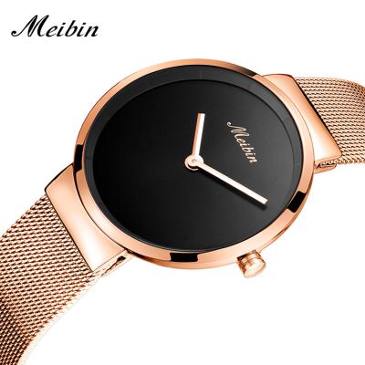 China New Hot Selling Water Resistant MEIBIN 1185 Watches Women Wrist Brand Sports Girls Simple Watches Quartz Watch Beautiful for sale