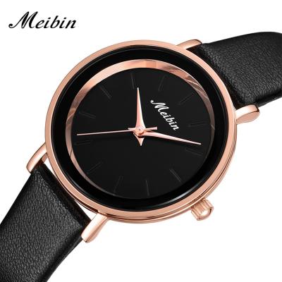 China MEIBIN 1179 Water Resistant Product High Quality Hot Sale Cheap Girls Watches Custom Waterproof Leather Watch For Ladies for sale