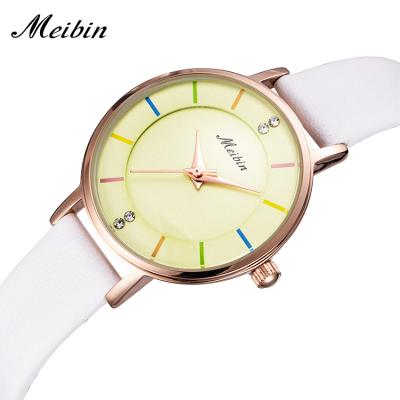 China High Quality Water Resistant MEIBIN 1143 Lady Quartz Watch Casual Fashion Luxury Women Style Waterproof Watch for sale