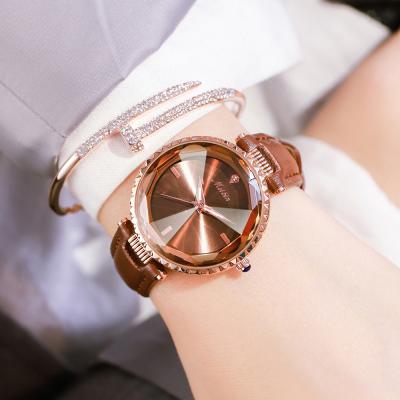 China Wholesale Colorful MEIBIN 1630 Band Quartz Water Resistant High Quality Leather Watch Band Lady Watch for sale