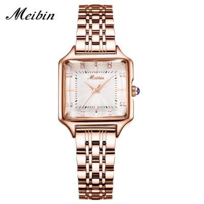 China Wholesale High Quality Water Resistant MEIBIN 1652 Women Watch Stainless Steel Classic Watch New Fashion Water Resistant for sale