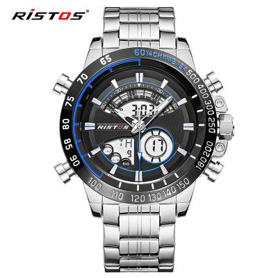 China Hot saling Water Resistant RISTOS 9339 Product Watches Mens Wrist Watches Luxury Quartz Watches Stainless Steel for sale