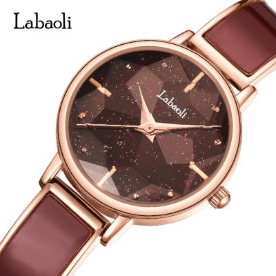 China LABAOLI LA008 Water Resistant Quartz Watches For Women Wrist Luxury Custom Logo Wholesale Classic Waterproof Leather Watches for sale