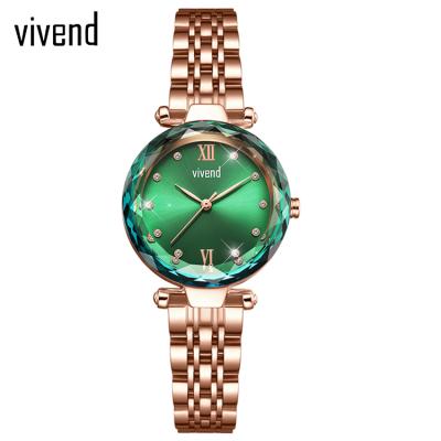 China Wholesale High Quality VIVEND VD001 Water Resistant Wrist Watch Women Watch Stainless Quartz Watch Luxury for sale