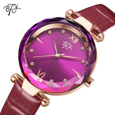 China BFY BF001 Classic Female Leather Band Quartz Luxury Ladies Watch Waterproof Custom Logo for sale